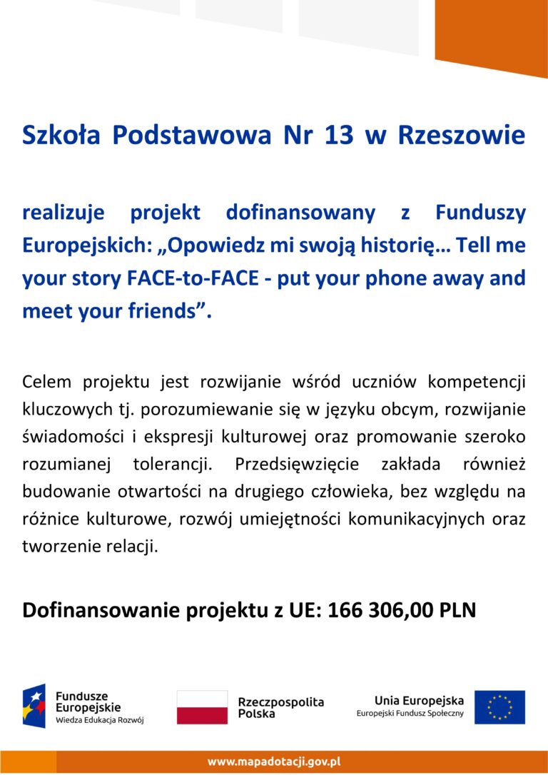 RBO 2025 Szkoła Podstawowa nr 13 w Rzeszowie